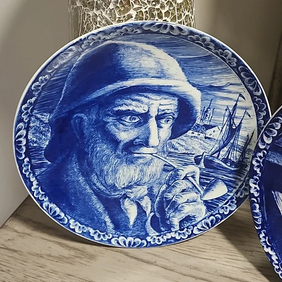 Delfts Boch Freres La Louviere plates - Picture 2 of 10